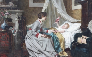 Jan PORTIELJE (1829-1908) Oil on Canvas