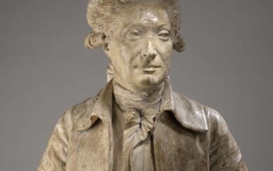 Jean Antoine HOUDON (1741-1828) et atelier Portrait en buste de Marie Jean Antoine Nicolas Caritat,...