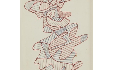 Jean Dubuffet (French, 1901-1985) Personnage (S 19) Signed with...