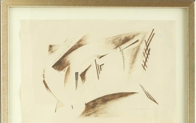 John Sennhauser, ink on paper, 1940
