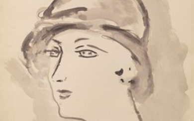 KEES VAN DONGEN (Delfshaven 1877 - 1968) Profilo femminile...