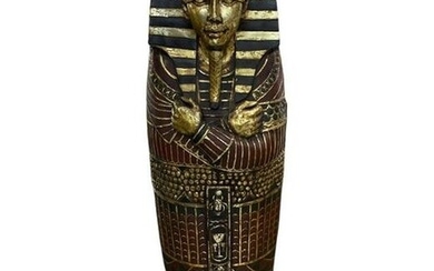 King Tut Egyptian Sarcophagus Cabinet