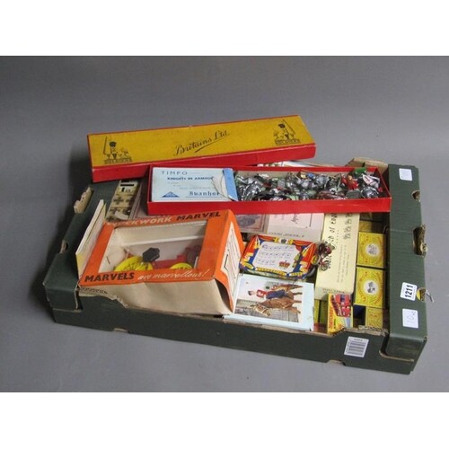 LESNEY BOXED DIECAST VEHICLES, BRITAINS TOYS ETC. (there are...