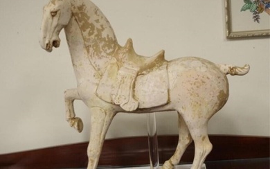 Large Chinese earthenware figure of a horse