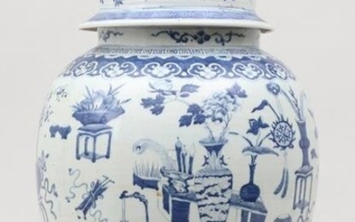 Large Chinese temple jar
