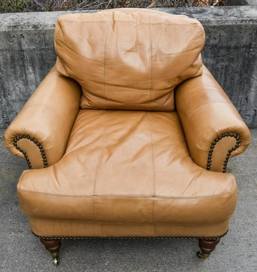 Lillian August Collection Leather Arm Chair