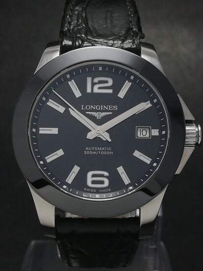 Longines - Conquest Automatic Black Dial Men's - L3.655.4 - Men - 2011-present