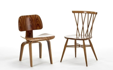 Lot consisting of a chair by Charles and Ray Eames