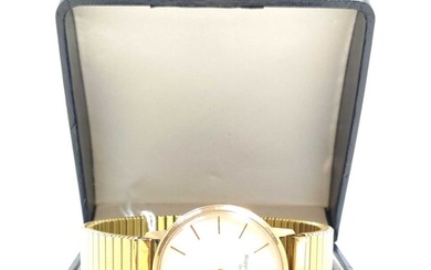 Lot details Mappin and Webb Gold plated wristwatch engraved...