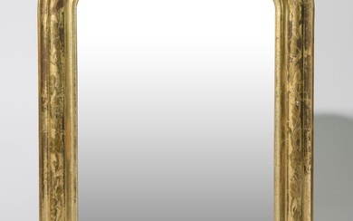 Louis Philippe Style Gold Framed Mirror