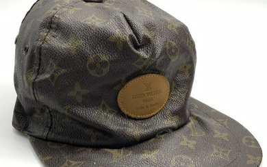 Louis Vuitton Style Leather Hat