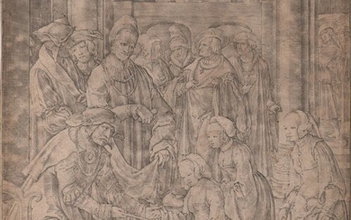 Lucas Van Leyden (1494-1533) - Esther before Ahasuerus - Original