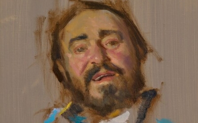 Luciano Pavarotti (A Sketch), Nelson Shanks