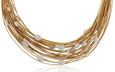 MARCO BICEGO DIAMOND AND GOLD NECKLACE