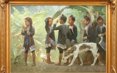 MIAN SITU OIL ON CANVAS, 2010, "AFTER SCHOOL"