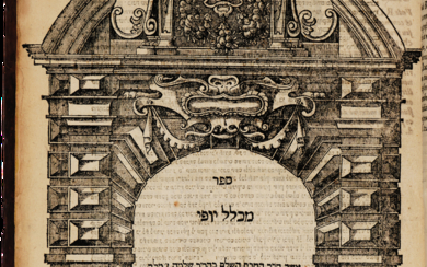 MICHLAL YOFI – LEKET SHIKCHA. AMSTERDAM 1660. Michlal Yofi,...