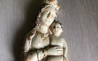 Madonna and child, Sculpture (1) - Ivory - XVIII / XIX century