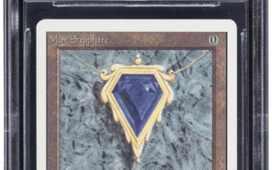 Magic: The Gathering Mox Sapphire Unlimited Edition BGS Trading...