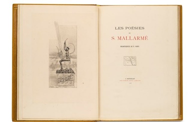 Mallarmé, Stéphane Les Poésies de Stéphane Mallarmé. Bruxelles. Mit einer