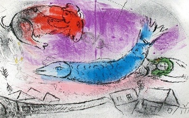 Marc Chagall (1887-1985) - A Blue Fish