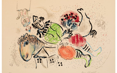 Marc Chagall (1887-1985), Le Cirque ambulant (1969)