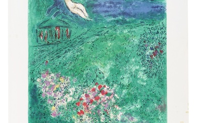 Marc Chagall (Vitebsk, 1887 - St. Paul de Vence, 1985), Hommage a Triade. 1973.