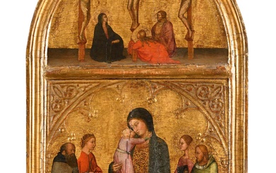 Mariotto di NARDO (actif à Florence de 1394 à 1424) - La Vierge et l’Enfant...