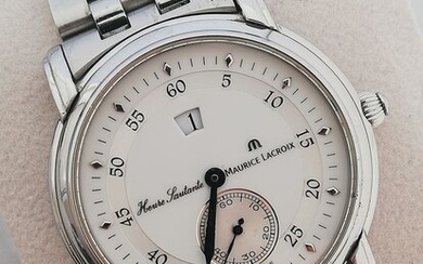 Maurice Lacroix - Heure Sautante" Steel Jump Hour Wristwatch. - 28762 - Men - 2011-present