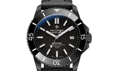 Meccaniche Veneziane - Automatic Diver Watch Nereide 3.0 CERAMICA Black PVD EXTRA Rubber Strap - 1202016 - Men - BRAND NEW