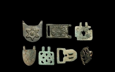 Medieval Buckle Plate Group