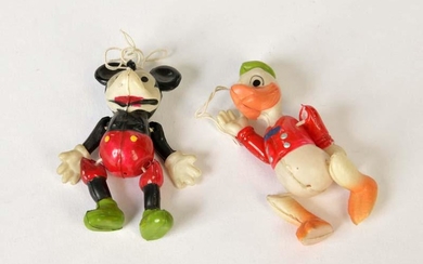 Micky Maus + Donald Duck Anhaenger