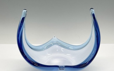 Mid-Century Modern Art Glass Bowl, Wave