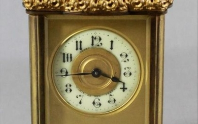 Miniature Bronze Regulator Clock