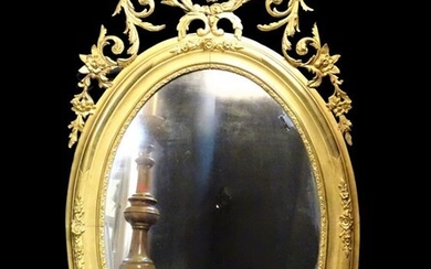 Mirror - Napoleon III - Gilt, Wood - Late 19th century