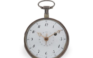 Montre de poche : très rare montre à calendrier de Hahn Hofmechanicus Stuttgart, vers 1800...