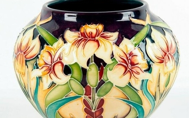 Moorcroft Pottery Rachel Bishop Vase, Royal Gold