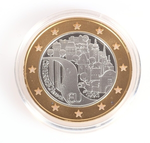 Münze ATS 500,-- "Österreich in der EU"