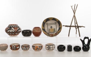 Native American Pottery Assortment