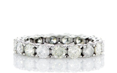 No Reserve Price - Eternity ring - 14 kt. White gold - 2.58 tw. Diamond (Natural)