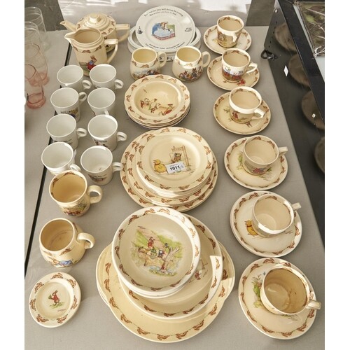 Nursery Ceramics. A collection of Royal Doulton Bunnykins an...