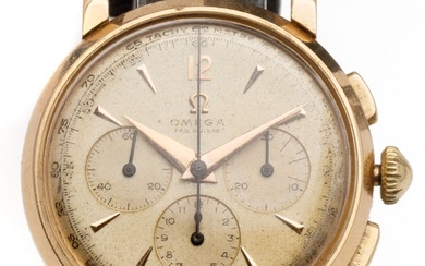 OMEGA CHRONOGRAPHE Montre bracelet chronographe... - Lot 111 - Maison R&C, Commissaires-Priseurs Associés