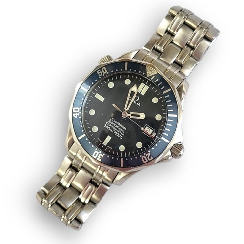 OMEGA, SEAMASTER, A STAINLESS STEEL GENT’S WRISTWATCH Having...