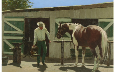 Olaf Wieghorst (1899-1988), Ranch Horseshoer