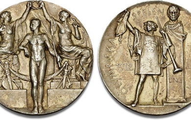 Olympic Games in Stockholm 1912, gold prize medal for teams, by Bertram...
