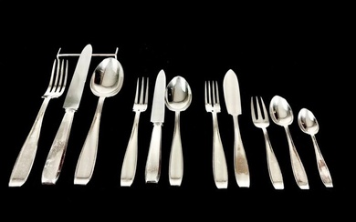 Orfèvrerie Otto-Leonard Wiskemann - Cutlery set (147) - Jade - Silverplate