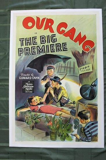 Our Gang in The Big Premiere (1940) US One Sheet Movie