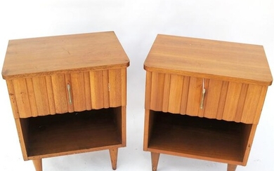 Pair Mid-20th C. Modern Stands