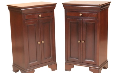 Pair of Grange Cherrywood Bedside Cabinets