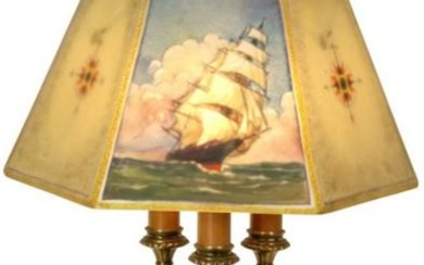 Pairpoint Nautical "Directoire" Table Lamp