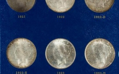 Peace Silver Dollar Collection 1921 - 1935